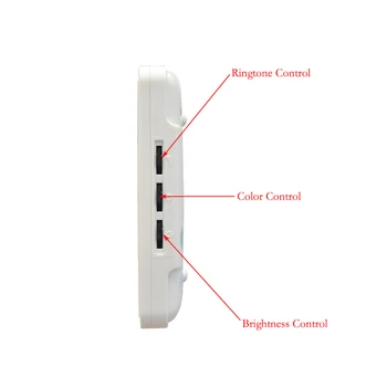 Vigtech4.3` vaizdo domofonas vaizdo doorphone garsiakalbinį telefono aparatą, domofonas sistema balta stebėti lauko vandeniui & infraraudonųjų SPINDULIŲ kamera